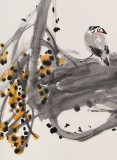 【已售】刘纪 四尺三开《春意闹》 中国画大家 真迹收藏