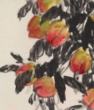 已故山野派绘画大家邹友蒸《万寿无疆》 1990年作