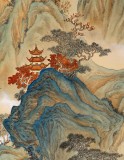【已售】何实 四尺《大江歌罢棹头东》吉林著名山水画家