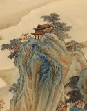 【已售】何实 四尺《大江歌罢棹头东》吉林著名山水画家