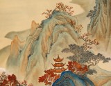 【已售】何实 四尺《大江歌罢棹头东》吉林著名山水画家