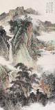 【已售】著名山水画家王连笙 四尺《好山好水好风景》