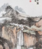 胡书文 四尺精品《溪山雨霄图》中国书画院创作院副院长（询价）