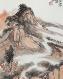 【已售】胡书文 四条屏《山水有清音》中国书画院创作院副院长