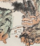 【已售】胡书文 四尺斗方《山水有清音》中国书画院创作院副院长