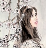 【已售】江苏赣榆美协副主席 王其志四尺斗方《春日》