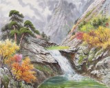 【已售】朝鲜画家赵光哲 三尺《金刚山之秋》