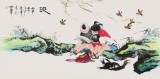 张春奇 四尺《汲》徐悲鸿纪念馆艺术中心理事（询价）