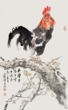 【已售】中美协会员 画坛名家王向阳 三尺《空中闻天鸡》(询价)