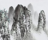 【已售】张春奇 四尺斗方《漓江春雨》徐悲鸿纪念馆艺术中心理事（询价）