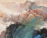 【已售】诸葛立轩 三尺《峡江云绕千峰奇》 广西美协会员