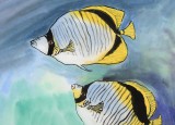 国家一级美术师王永刚 四尺斗方《伴侣》