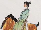 国家一级美术师王永刚 四尺《出游图》(询价)