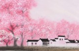 【已售】当代著名画家王寿 三尺《江南忆》(询价)
