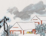 【已售】国家一级美术师王永刚 四尺三开《世间破事 去他个娘》(询价)