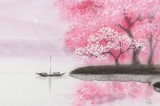 【已售】当代著名画家王寿 三尺《江南忆》(询价)