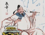 张春奇 四尺《羲之喜鹅图》徐悲鸿纪念馆艺术中心理事（询价）