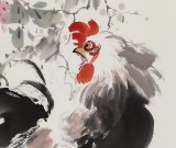 【已售】王宝钦 三尺《和谐》当代花鸟牡丹画名家（询价）