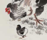 【已售】王宝钦 三尺《和谐》当代花鸟牡丹画名家（询价）