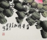 【已售】名家王宝钦四尺斗方牡丹《富贵祥和》(询价)