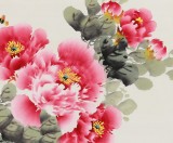 【已售】名家王宝钦四尺斗方牡丹《富贵祥和》(询价)