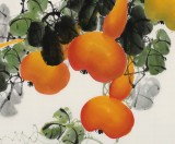 【已售】黄艺三尺招财辟邪葫芦画《福禄图》