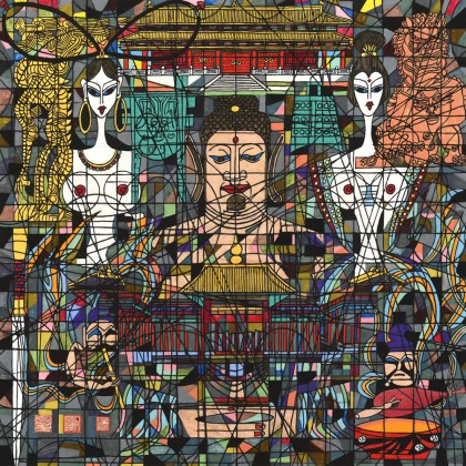 【已售】原中文联编辑部主任 阎世宏 六尺斗方画作（询价）