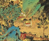 【已售】辽宁美协谷春钢 三尺《李白诗意》