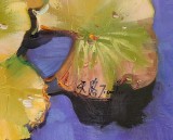 【已售】郭莹 《濯濯清莲》北京著名女油画家