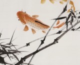 【已售】青大美院 梁景欣 四尺斗方《平安有余》