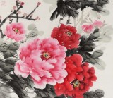 【已售】青大美院 梁景欣 三尺《富贵满堂》