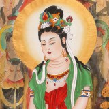 【已售】董书林四尺祈福保平安《观世音》