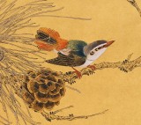 【已售】魏钦 小尺寸《喜上枝头》 中国艺术研究院