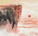 【已售】王凌云 四尺斗方《五岳独尊》 运河艺术研究院院长