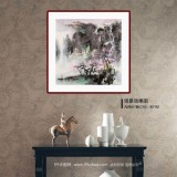 【已售】王凌云 四尺斗方《仙山楼阁》 运河艺术研究院院长