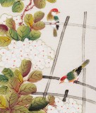 【已售】凌雪 四条屏《四时花鸟》 北京美协会员