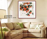 【已售】黄艺四尺斗方吉利国画《事事如意》