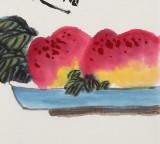 【已售】王永刚 三尺斗方《寿桃》 国家一级美术师(询价)