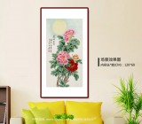 【已售】凌雪 三尺《花好月圆》 北京美协会员