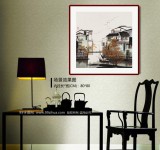 【已售】苗雨 四尺斗方《江南秋韵》 辽宁工美教授 师从吴冠中