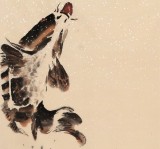 【已售】李明成小六尺办公室风水画《腾飞》