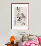 【已售】杨西沐 四尺三开《牧归图》中国美术家协会会员（询价）