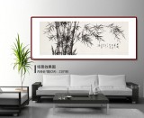 【已售】何华贤 小六尺《日暖千竿竹自清》 颍淮书画名家