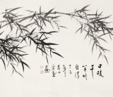 【已售】何华贤 小六尺《日暖千竿竹自清》 颍淮书画名家