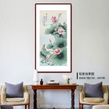 【已售】凌雪 四尺《荷香万里》 北京美协会员