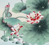 【已售】凌雪 四尺《荷香万里》 北京美协会员