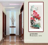 【已售】王宝钦 三尺《富贵同春》 当代花鸟牡丹画名家（询价）