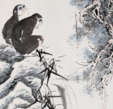 【已售】张春奇 四尺《申年腾跃》徐悲鸿纪念馆艺术中心理事（询价）