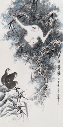 【已售】张春奇 四尺《申年腾跃》徐悲鸿纪念馆艺术中心理事（询价）