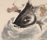 【已售】郭廷 四尺三开《畅游图》 当代独具特色的水墨人物名家（询价）